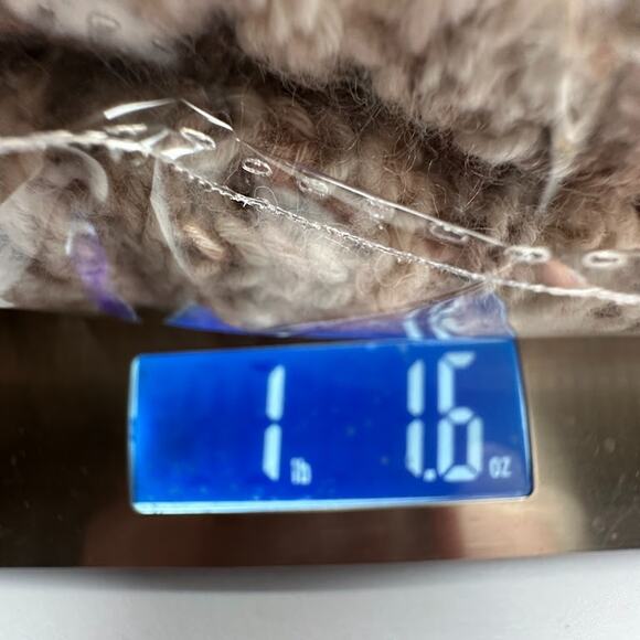 Madewell Sweater Womens Small Tan Striped Wool Blend Cozy Comfort Stretch Boho - Picture 10 of 11